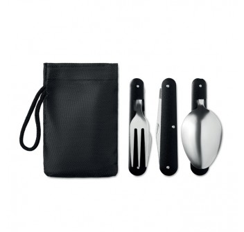 3 SERVICE - Set posate da campeggio