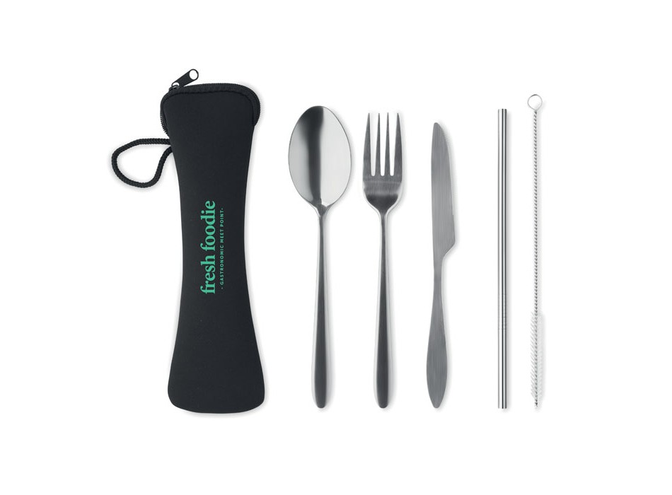 5 SERVICE - Set posate in acciaio inox