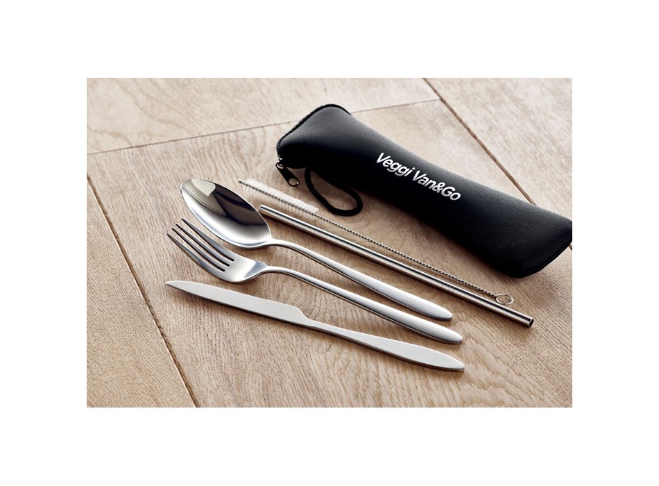 5 SERVICE - Set posate in acciaio inox