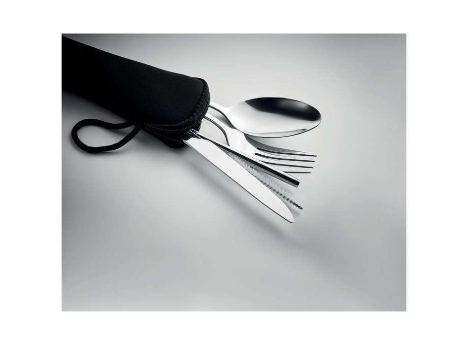 5 SERVICE - Set posate in acciaio inox