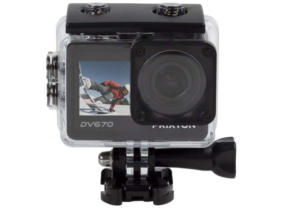 Action camera a doppio schermo da 4K Prixton DV670