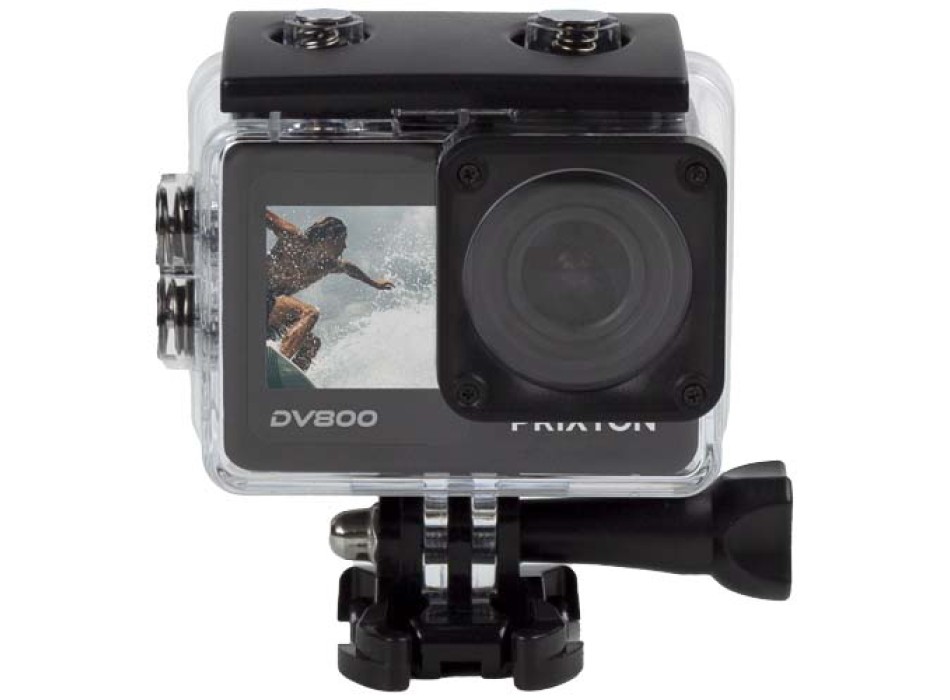 Action camera a doppio schermo da 5K Prixton DV800