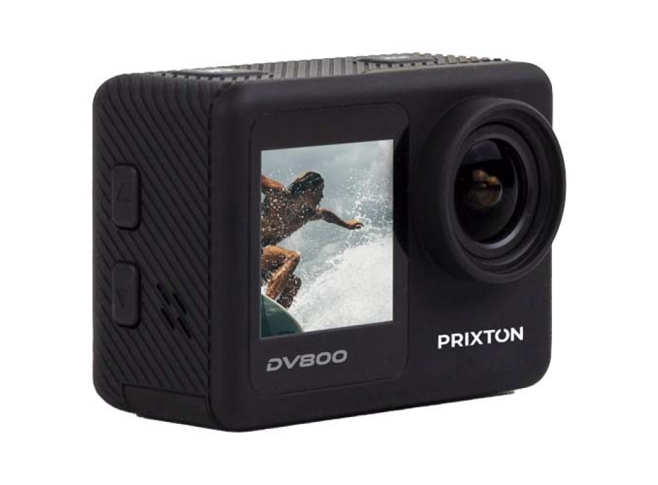 Action camera a doppio schermo da 5K Prixton DV800
