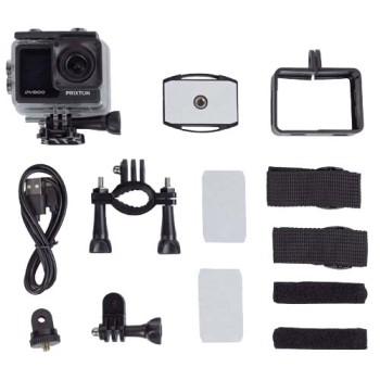 Action camera a doppio schermo da 5K Prixton DV800