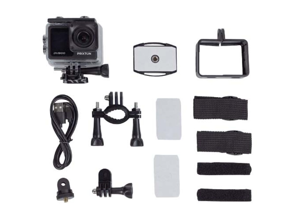 Action camera a doppio schermo da 5K Prixton DV800