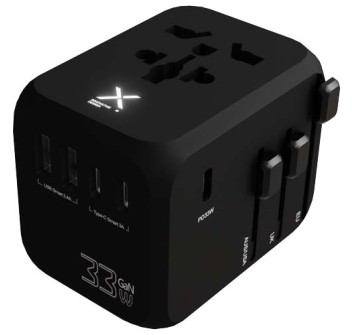 Adattatore universale da viaggio SCX.design T16