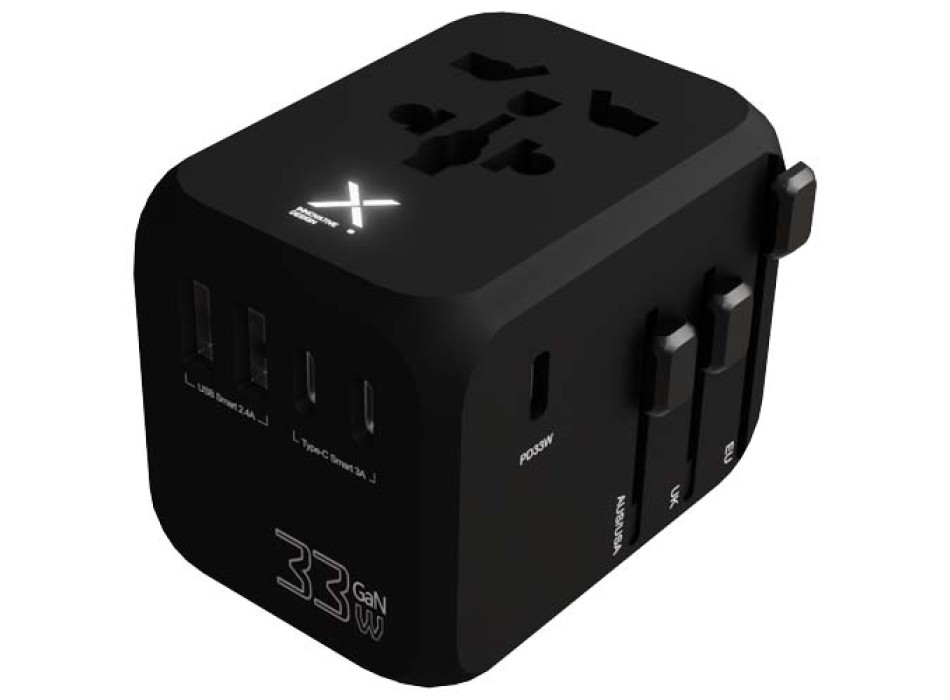 Adattatore universale da viaggio SCX.design T16