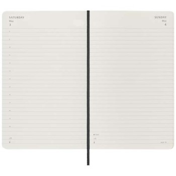 Agenda giornaliera 12 mesi con copertina morbida Moleskine