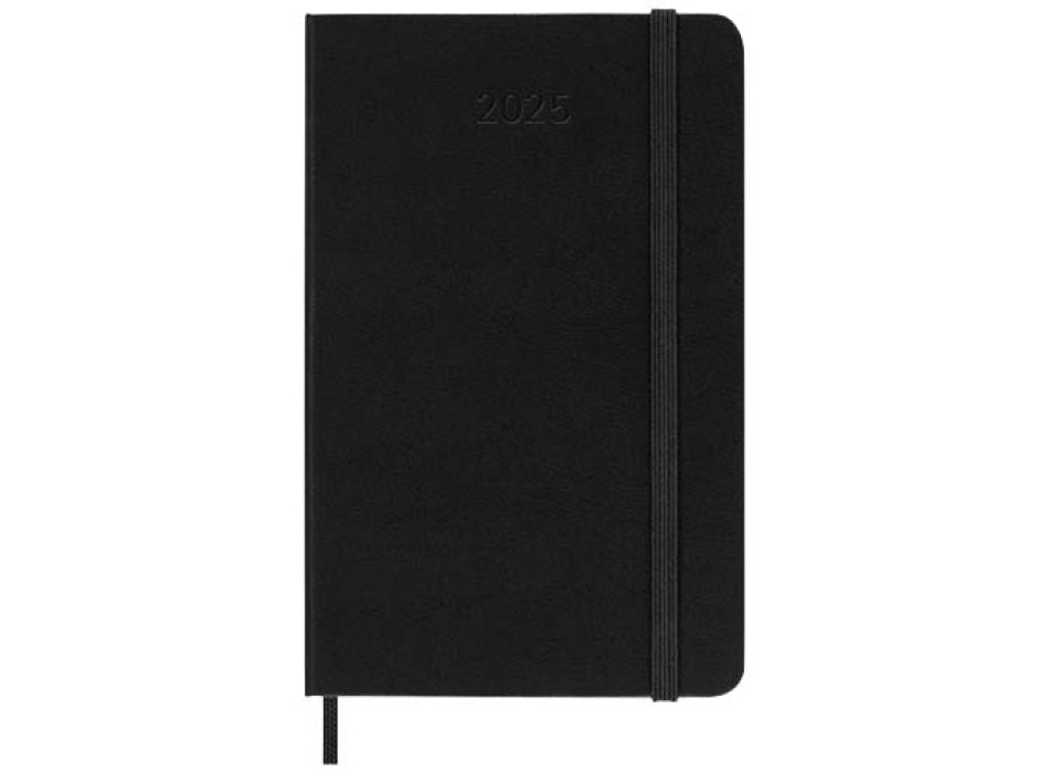 Agenda giornaliera tascabile 12 mesi con copertina rigida Moleskine