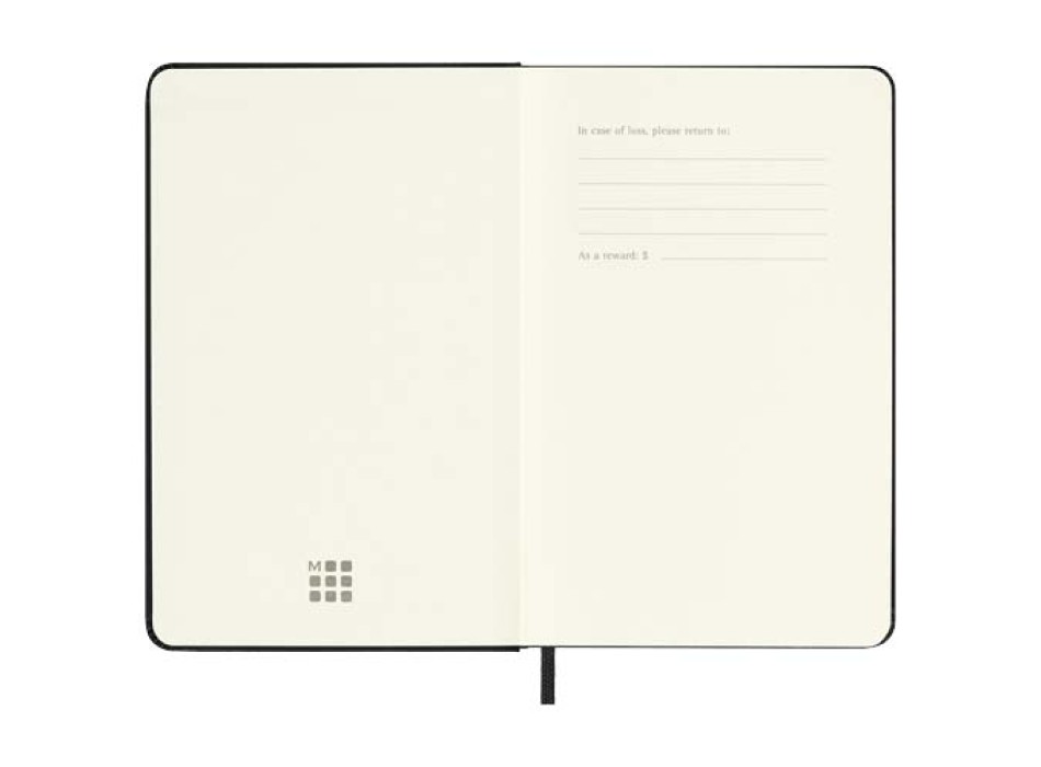 Agenda giornaliera tascabile 12 mesi con copertina rigida Moleskine