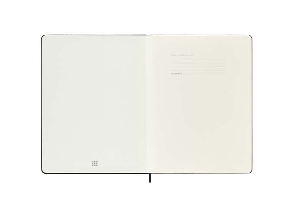 Agenda settimanale 12 mesi XL con copertina rigida Moleskine