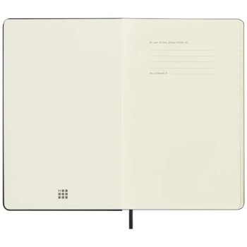 Agenda settimanale orizzontale 12 mesi formato L con copertina rigida Moleskine