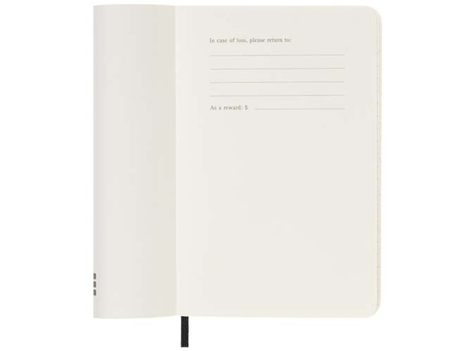 Agenda settimanale tascabile 12 mesi con copertina morbida Moleskine