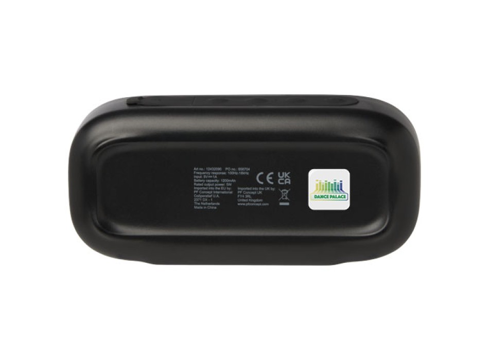 Altoparlante Bluetooth® IPX5 in plastica riciclata da 5 W Stark 2.0 