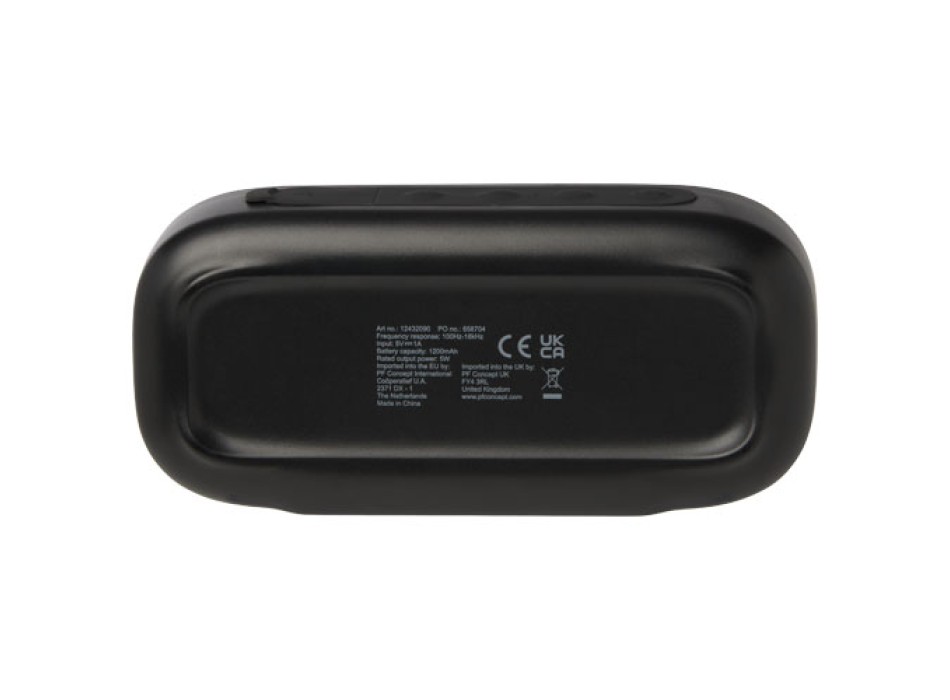 Altoparlante Bluetooth® IPX5 in plastica riciclata da 5 W Stark 2.0 
