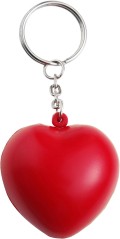 Antistress cuore con portachiavi, in PU