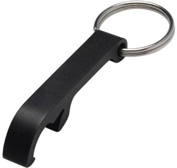 Apribottiglia-portachiavi, in alluminio Felix
