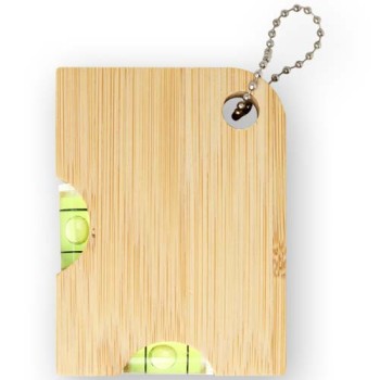 Apribottiglie in bambù con livella Levo 