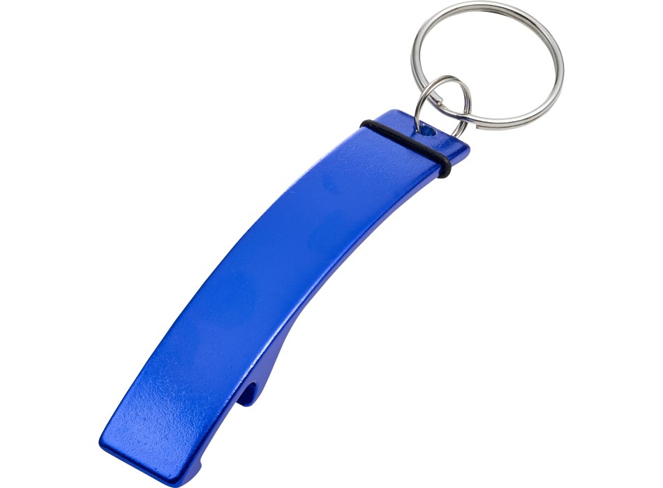 Apribottiglie-portachiavi, in alluminio Amani