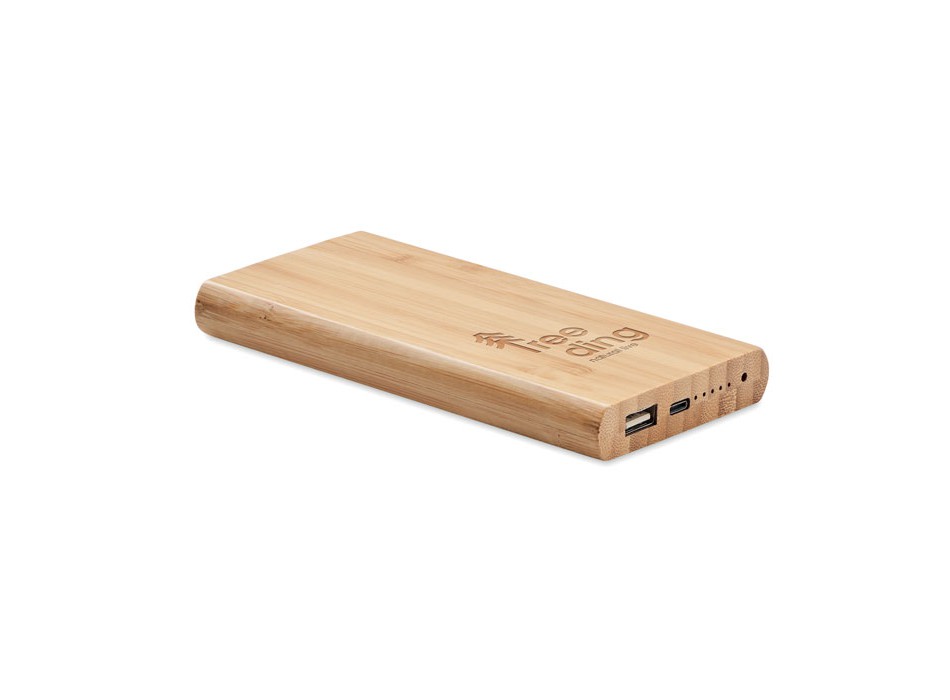 ARENA C - Power bank in bamboo da 6000mAh