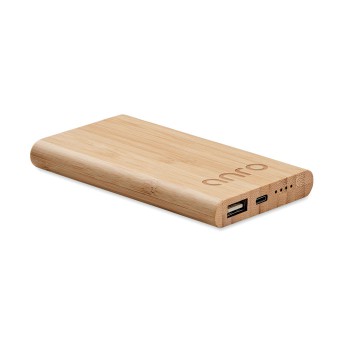ARENAPOWER C - Power bank in bamboo da 4000mAh