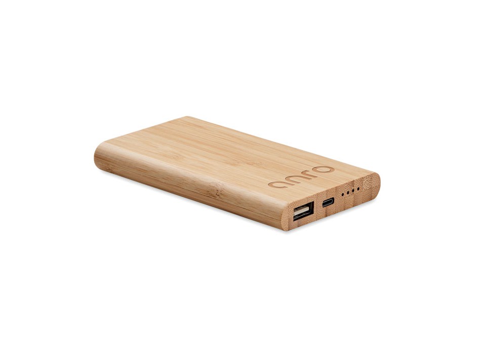 ARENAPOWER C - Power bank in bamboo da 4000mAh