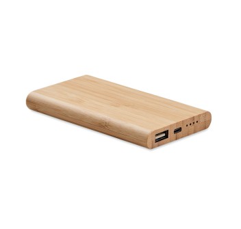 ARENAPOWER C - Power bank in bamboo da 4000mAh