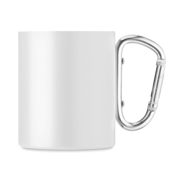 AROM - Tazza in metallo c/moschettone