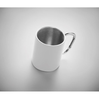 AROM - Tazza in metallo c/moschettone