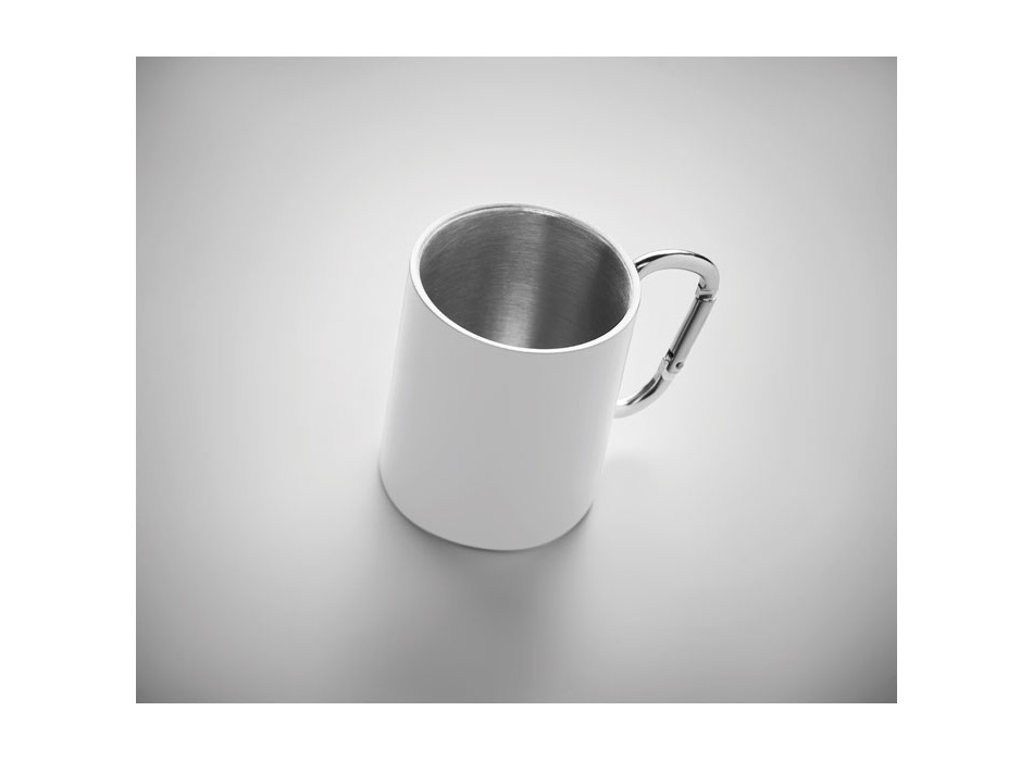 AROM - Tazza in metallo c/moschettone