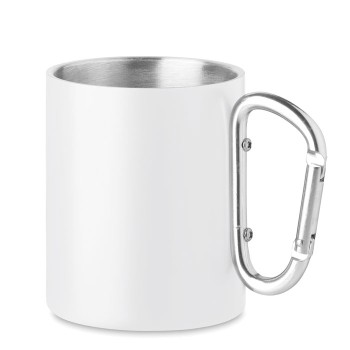 AROM - Tazza in metallo c/moschettone