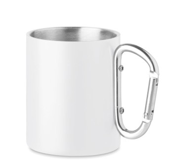 AROM - Tazza in metallo c/moschettone