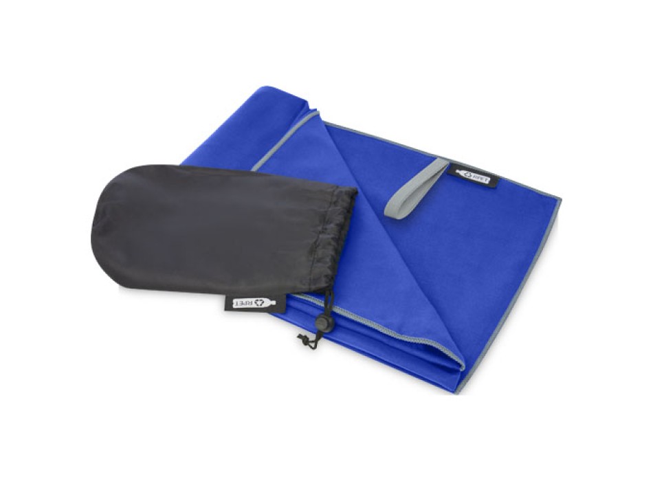Asciugamano Pieter ultra leggero e ad asciugatura rapida in PET riciclato 130 x 80 cm