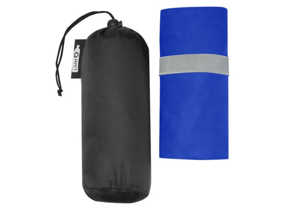 Asciugamano Pieter ultra leggero e ad asciugatura rapida in PET riciclato 130 x 80 cm