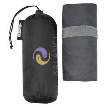 Asciugamano Pieter ultra leggero e ad asciugatura rapida in PET riciclato 130 x 80 cm