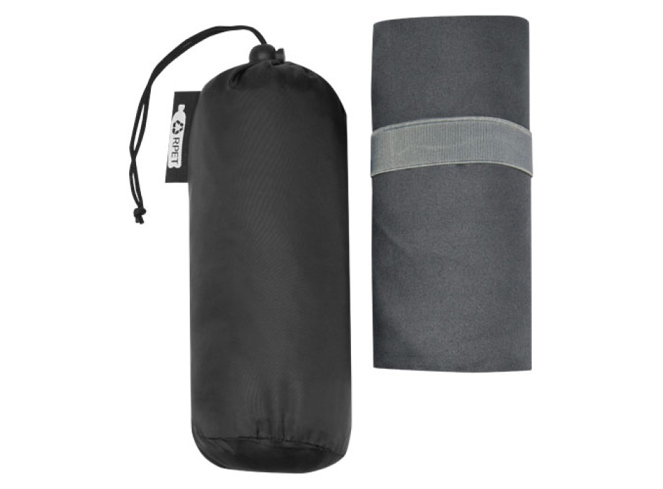 Asciugamano Pieter ultra leggero e ad asciugatura rapida in PET riciclato 130 x 80 cm