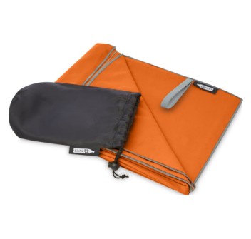 Asciugamano Pieter ultra leggero e ad asciugatura rapida in PET riciclato 130 x 80 cm
