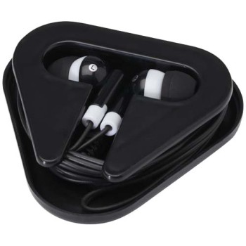 Auricolari con astuccio in plastica riciclata Rebel