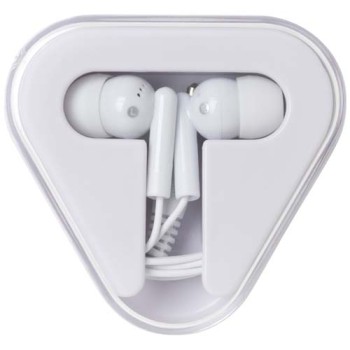 Auricolari con astuccio in plastica riciclata Rebel
