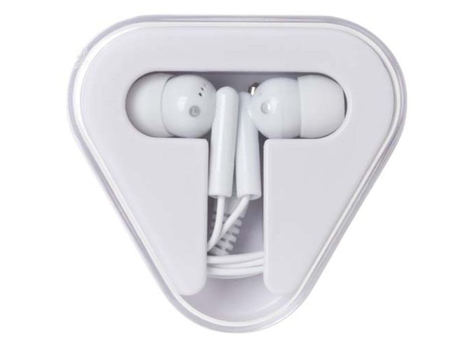 Auricolari con astuccio in plastica riciclata Rebel