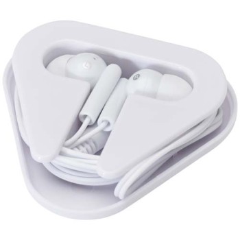 Auricolari con astuccio in plastica riciclata Rebel