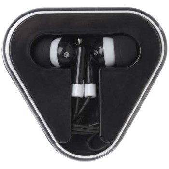 Auricolari con astuccio in plastica riciclata Rebel