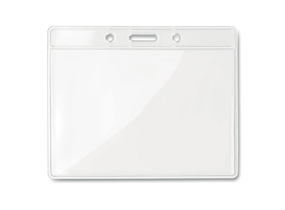 BADGY - Porta badge trasparente 10x8cm