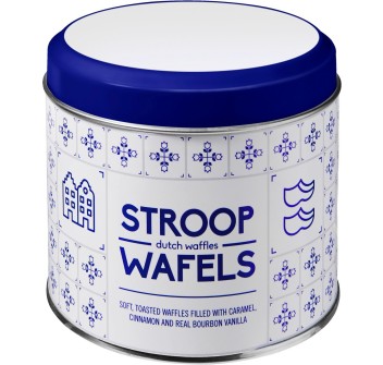 Barattolo per le cialde olandesi, in latta Sanvi