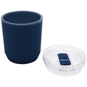 Bicchiere a doppia parete in plastica riciclata da 180 ml Hudson