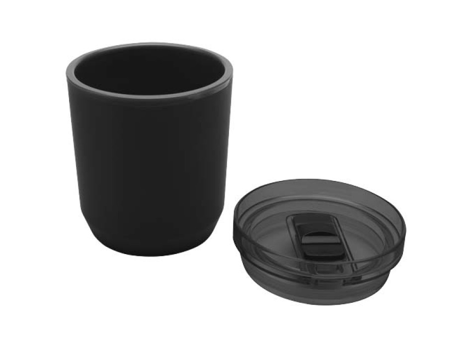 Bicchiere a doppia parete in plastica riciclata da 180 ml Hudson