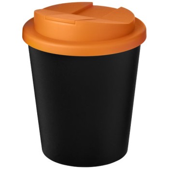 Bicchiere Americano® Espresso Eco da 250 ml in materiale riciclato con coperchio a prova di perdita