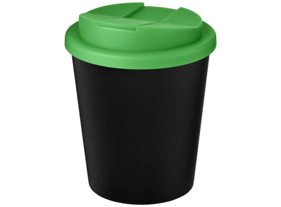 Bicchiere Americano® Espresso Eco da 250 ml in materiale riciclato con coperchio a prova di perdita