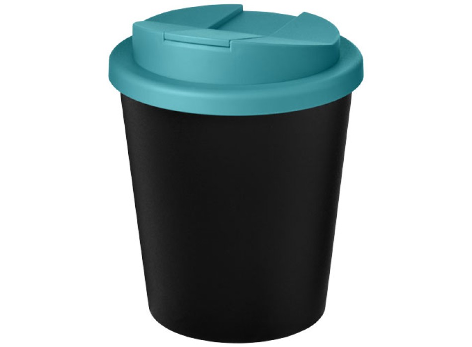 Bicchiere Americano® Espresso Eco da 250 ml in materiale riciclato con coperchio a prova di perdita