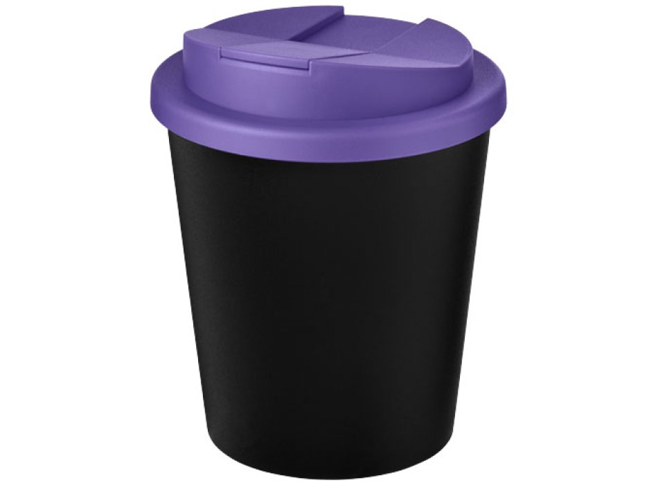 Bicchiere Americano® Espresso Eco da 250 ml in materiale riciclato con coperchio a prova di perdita